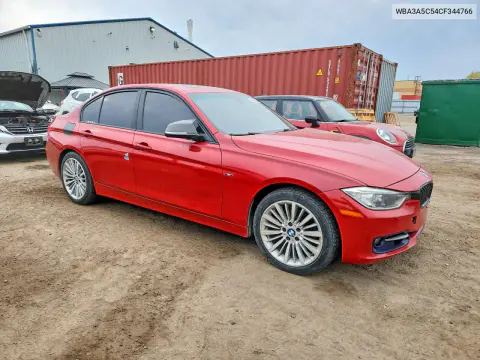 2012 BMW 328 I VIN WBA3A5C54CF344766 фото 4