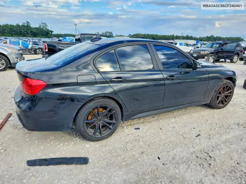 2012 BMW 328 I VIN WBA3A5C56CF340461 фото 3