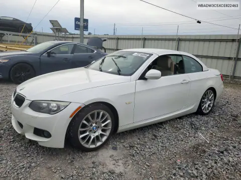 WBADW3C5XCE822463 — 2012 BMW 3ER, Задняя часть, фото до ремонта