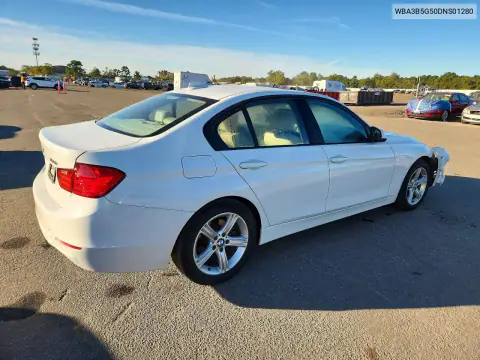 WBA3B5G50DNS01280 — 2013 BMW 3ER, Передняя часть, фото до ремонта