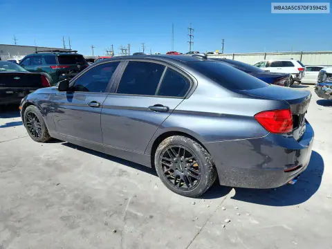 2013 BMW 328 I VIN WBA3A5C57DF359425 фото 2