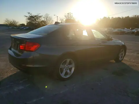 2013 BMW 320 I xDrive VIN WBA3C3C57DF978895 фото 3
