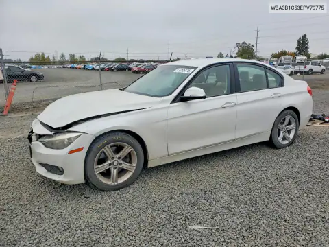 WBA3B1C53EPV79775 — 2014 BMW 3ER, Передняя часть, фото до ремонта