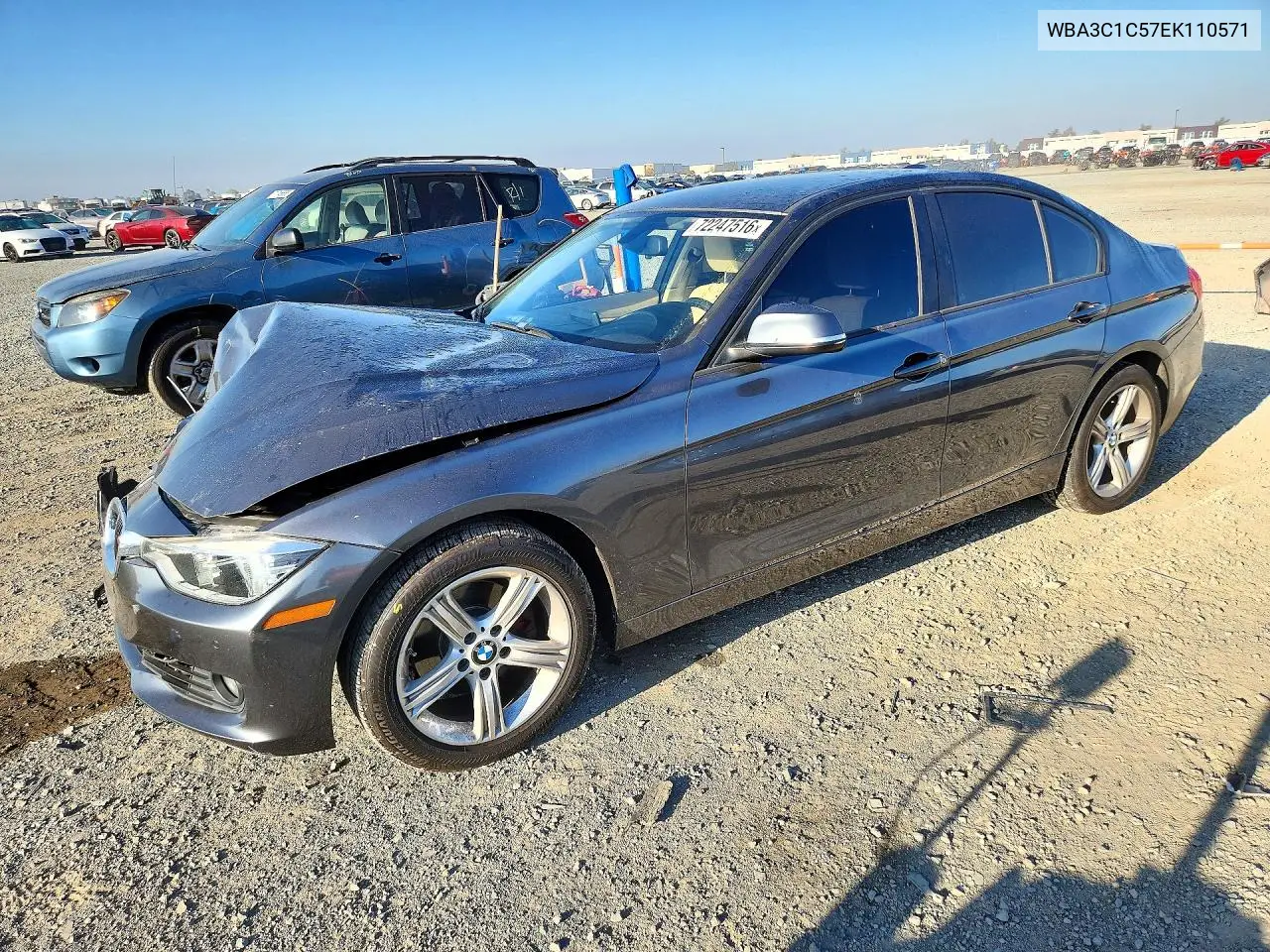 2014 BMW 328 I Sulev VIN WBA3C1C57EK110571 фото 1