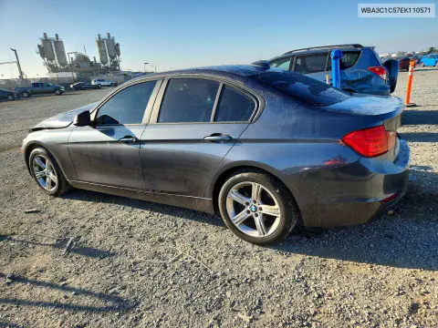 2014 BMW 328 I Sulev VIN WBA3C1C57EK110571 фото 2