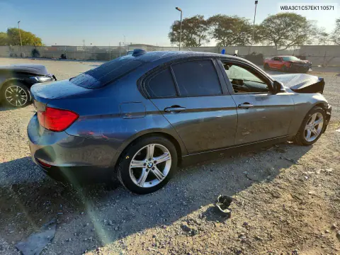 2014 BMW 328 I Sulev VIN WBA3C1C57EK110571 фото 3