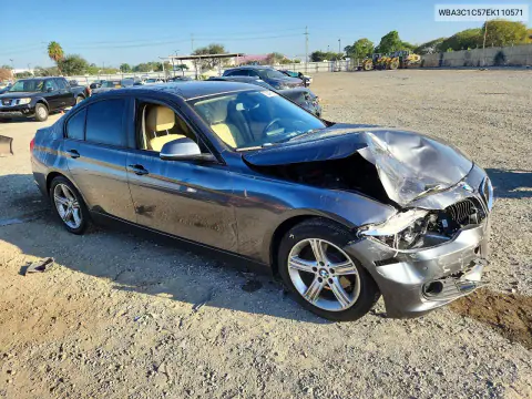 2014 BMW 328 I Sulev VIN WBA3C1C57EK110571 фото 4