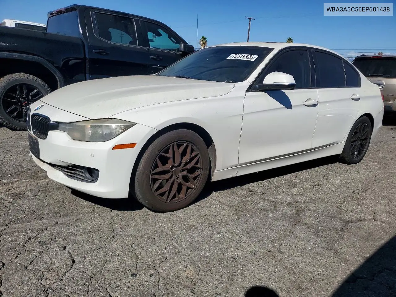 2014 BMW 328 I VIN WBA3A5C56EP601438 фото 1