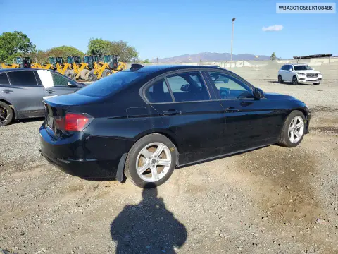 2014 BMW 328 I Sulev VIN WBA3C1C56EK108486 фото 3