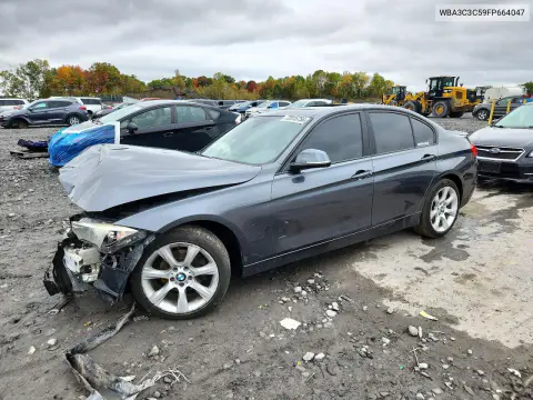WBA3C3C59FP664047 — 2015 BMW 3ER, Передняя часть, фото до ремонта