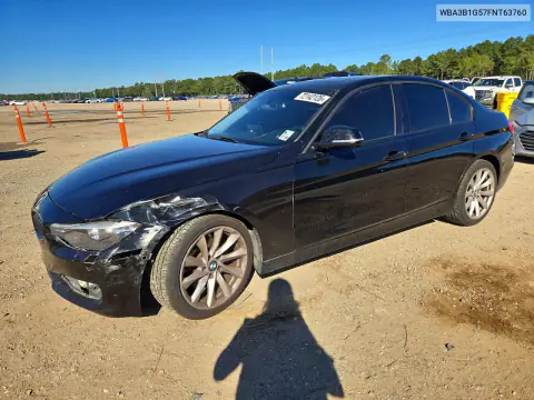 WBA3B1G57FNT63760 — 2015 BMW 3ER, Сторона, фото до ремонта