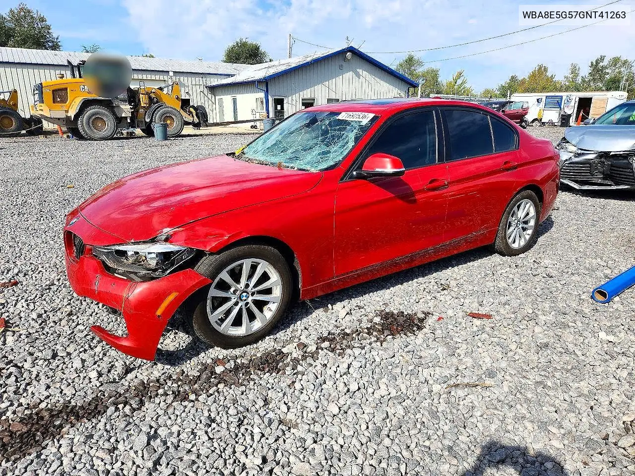 2016 BMW 320 Xi VIN WBA8E5G57GNT41263 фото 1