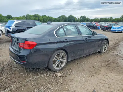 2017 BMW 330 Xi VIN WBA8D9C36HA005921 фото 3