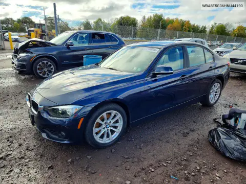 WBA8E5G36HNU44190 — 2017 BMW 3ER, Передняя часть, фото до ремонта