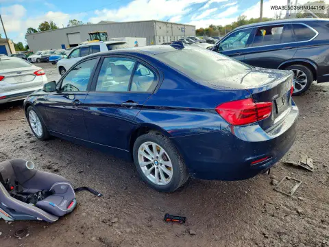 2017 BMW 320 Xi VIN WBA8E5G36HNU44190 фото 2