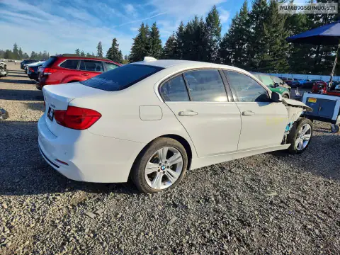 WBA8B9G56HNU09571 — 2017 BMW 3ER, фото 3 с аукциона Copart 23.10.2026, Передняя часть