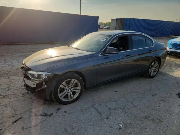 WBA8D9C51JA614180 — 2018 BMW 3ER, Передняя часть (Front End), фото до ремонта