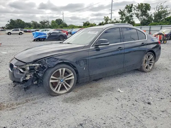WBA8E1C54JA167553 — 2018 BMW 3ER, Передняя часть (Front End), фото до ремонта