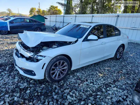 WBA8A3C59JA489404 — 2018 BMW 3ER, Передняя часть, фото до ремонта
