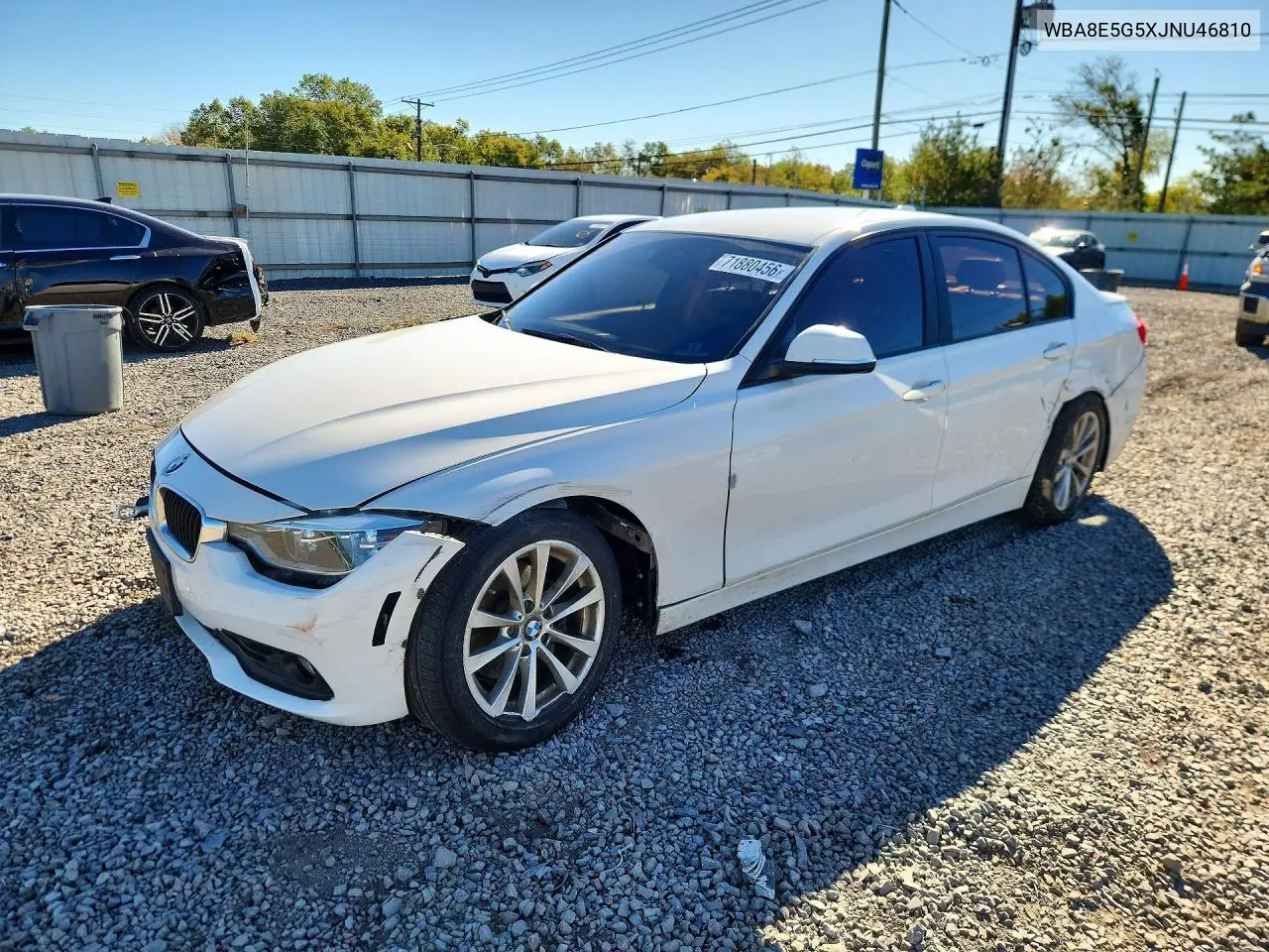 2018 BMW 320 Xi VIN WBA8E5G5XJNU46810 фото 1