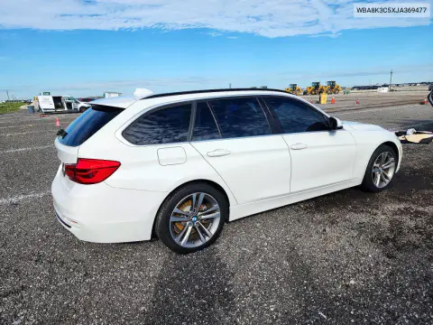 2018 BMW 330 Xi VIN WBA8K3C5XJA369477 фото 3