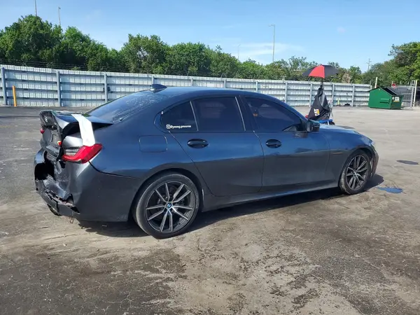 WBA5R1C5XKAK12875 — 2019 BMW 3ER, фото 3 с аукциона Copart, Задняя часть