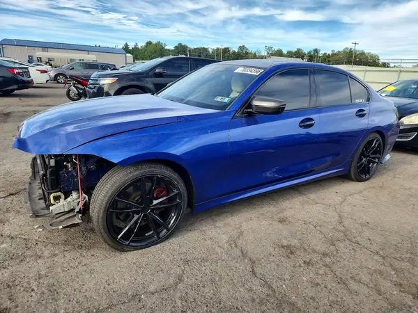 WBA5R7C50KAJ80828 — 2019 BMW 3ER, Передняя часть (Front End), фото до ремонта