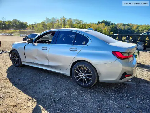 2019 BMW 330Xi VIN WBA5R7C54KAJ83960 фото 2