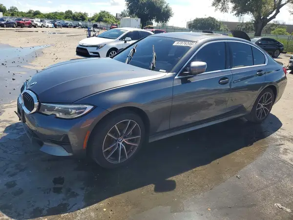 3MW5R7J07L8B36345 — 2020 BMW 3ER, Передняя часть (Front End), фото до ремонта