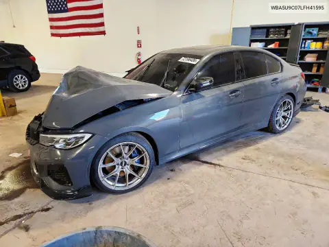 WBA5U9C07LFH41595 — 2020 BMW 3ER, Передняя часть, фото до ремонта