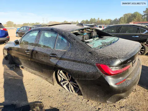 2020 BMW 330Xi VIN 3MW5R7J02L8B27276 фото 2