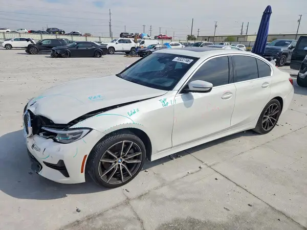 3MW5R1J02M8C03464 — 2021 BMW 3ER, Передняя часть (Front End), фото до ремонта
