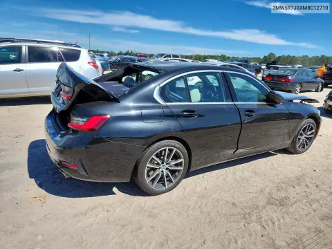 2021 BMW 330Xi VIN 3MW5R7J0XM8C12710 фото 3