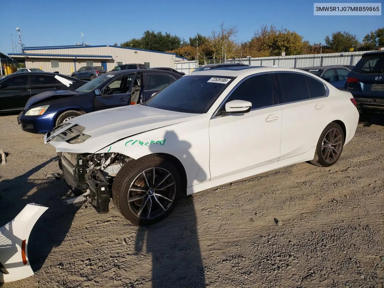 2021 BMW 330I VIN 3MW5R1J07M8B59865 фото 1