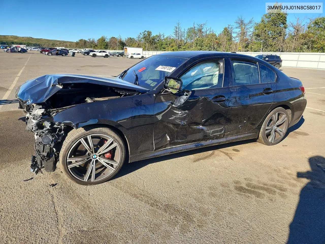 2022 BMW M340Xi VIN 3MW5U9J01N8C58017 фото 1