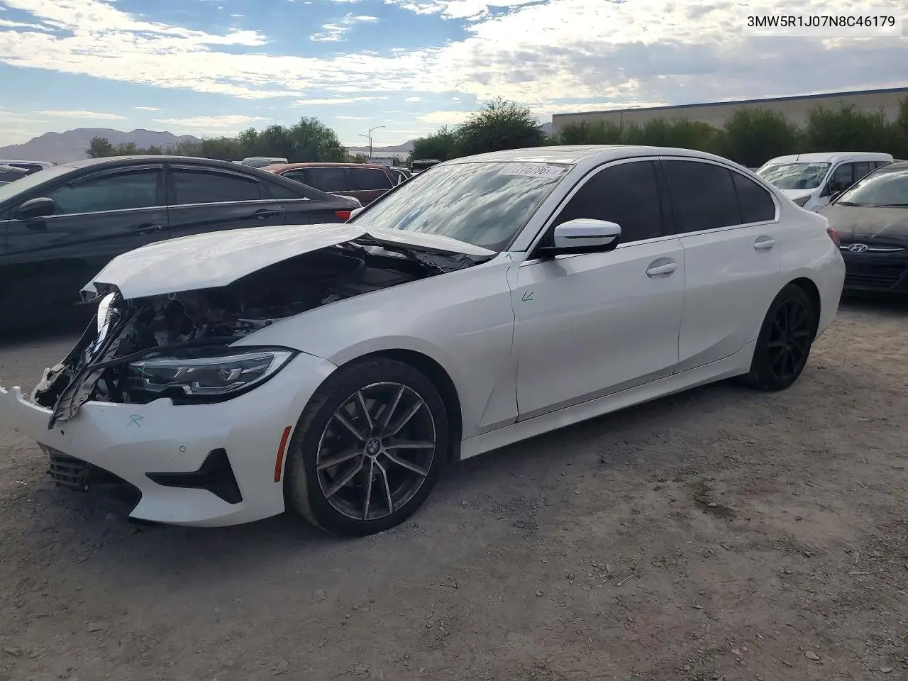 2022 BMW 330I VIN 3MW5R1J07N8C46179 фото 1