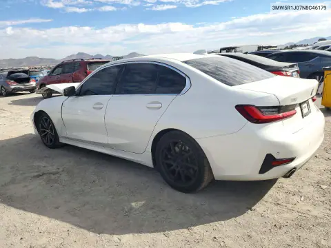 2022 BMW 330I VIN 3MW5R1J07N8C46179 фото 2