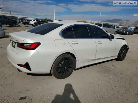 2022 BMW 330I VIN 3MW5R1J07N8C46179 фото 3