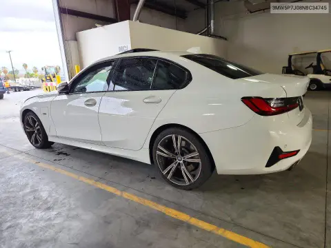 2022 BMW 330E VIN 3MW5P7J08N8C34745 фото 2