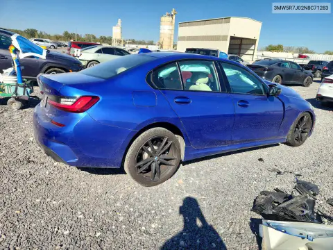 2022 BMW 330Xi VIN 3MW5R7J02N8C71283 фото 3