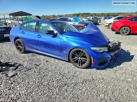 2022 BMW 330Xi VIN 3MW5R7J02N8C71283 фото 4