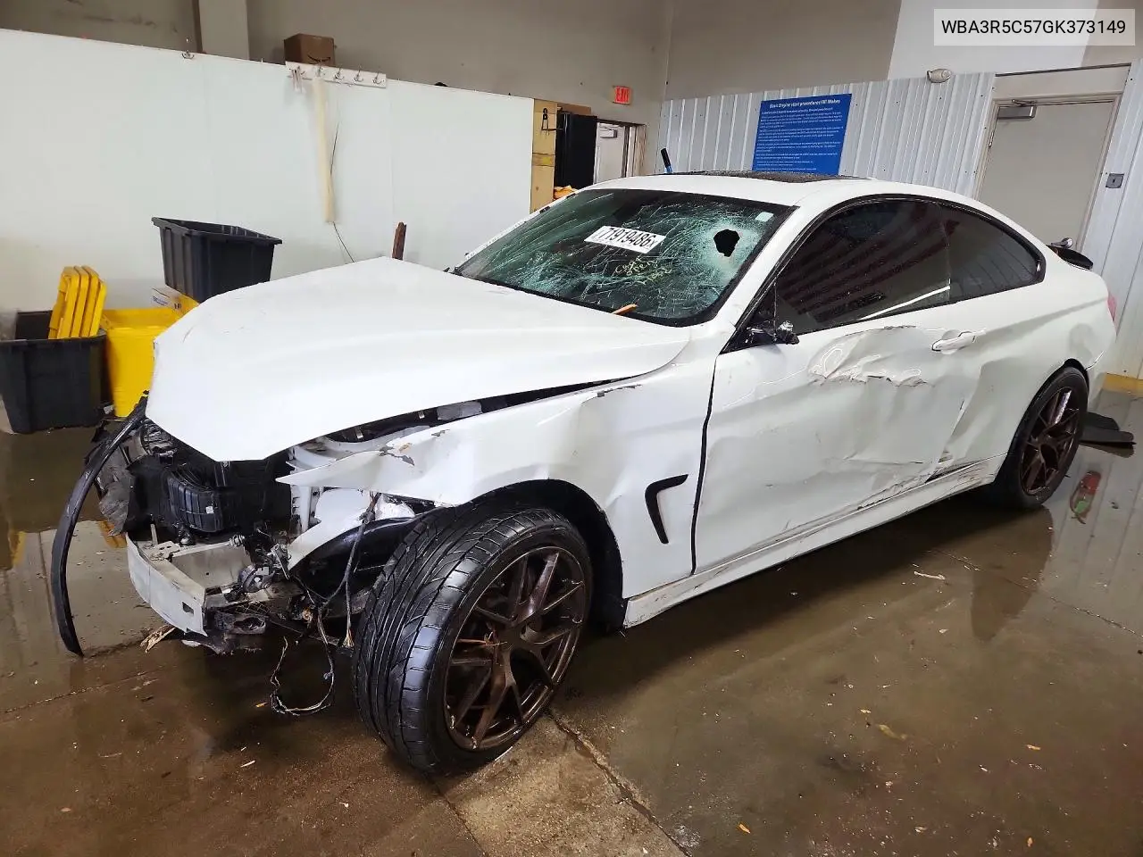 2016 BMW 435 Xi VIN WBA3R5C57GK373149 фото 1