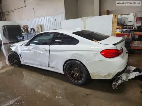 2016 BMW 435 Xi VIN WBA3R5C57GK373149 фото 2