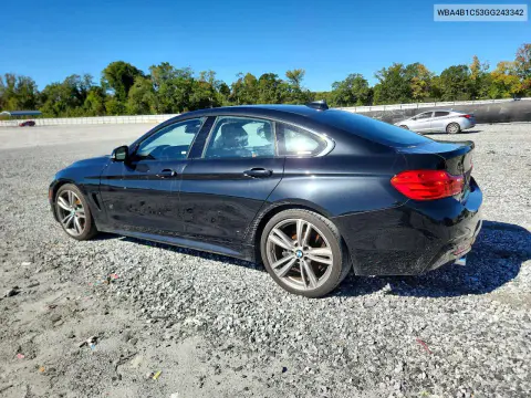 2016 BMW 435 I Gran Coupe VIN WBA4B1C53GG243342 фото 2