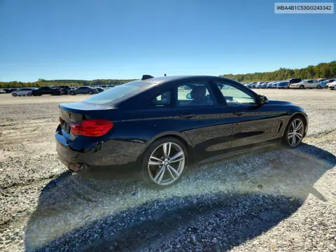 2016 BMW 435 I Gran Coupe VIN WBA4B1C53GG243342 фото 3
