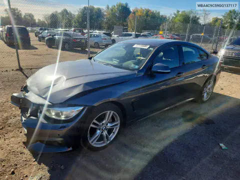 WBA4C9C59GG137117 — 2016 BMW 4ER, Передняя часть, фото до ремонта
