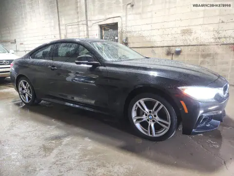 2017 BMW 430Xi VIN WBA4R9C38HK878998 фото 4