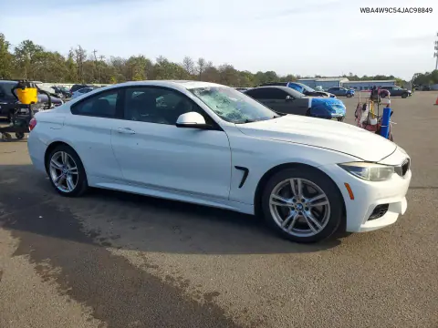 2018 BMW 440Xi VIN WBA4W9C54JAC98849 фото 4