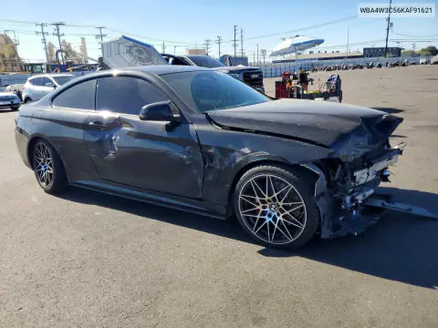 2019 BMW 430I VIN WBA4W3C56KAF91621 фото 4