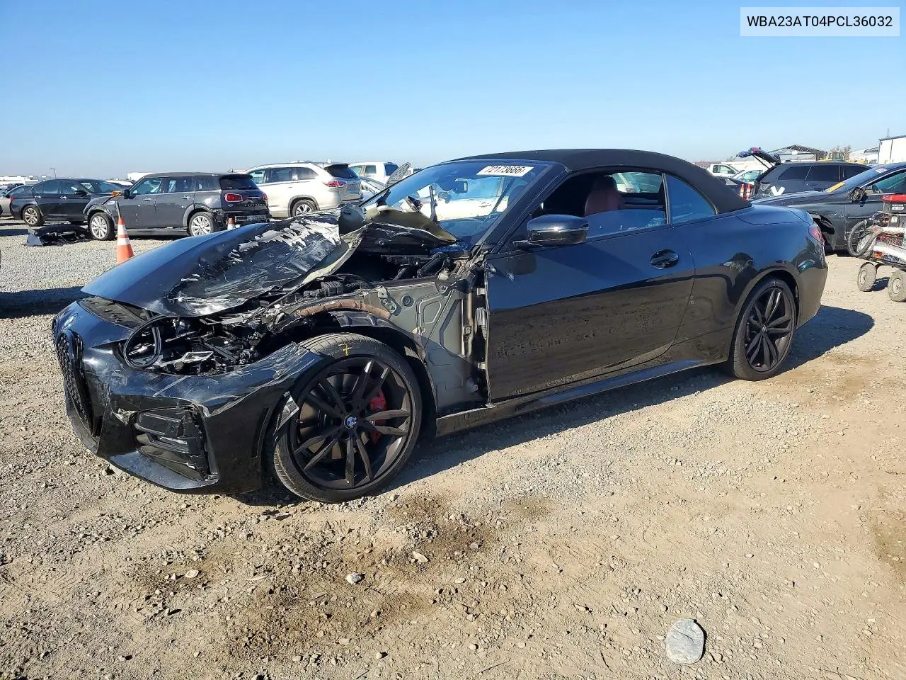 2023 BMW 430I VIN WBA23AT04PCL36032 фото 1